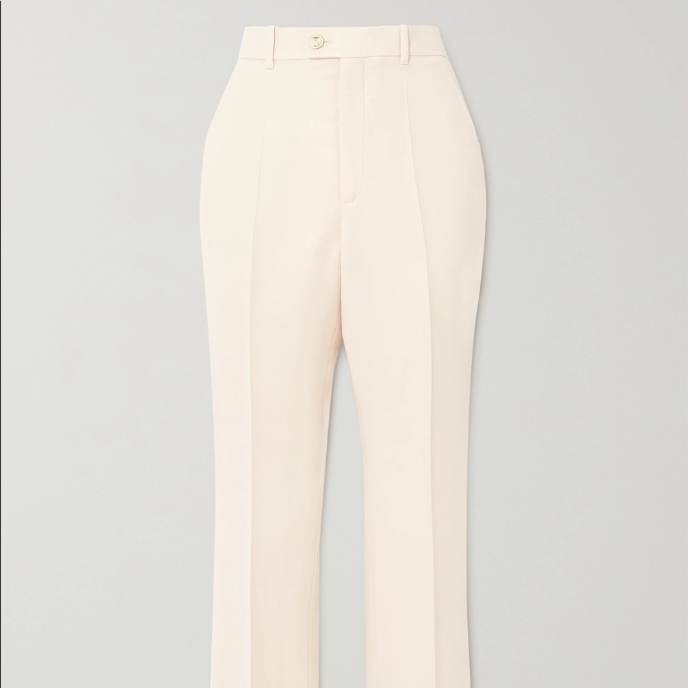 👖 Gucci wool silk blend trousers